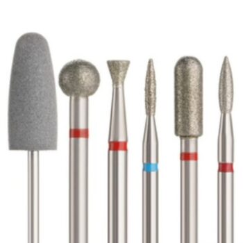 Buff Diamond Burr Nail Bit 6 pcs/set