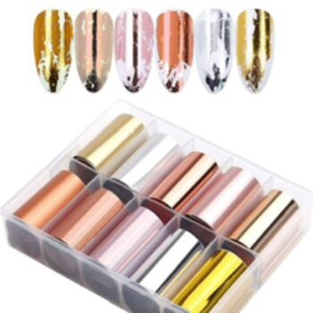 Nail Transfer Foil 10 Rolls