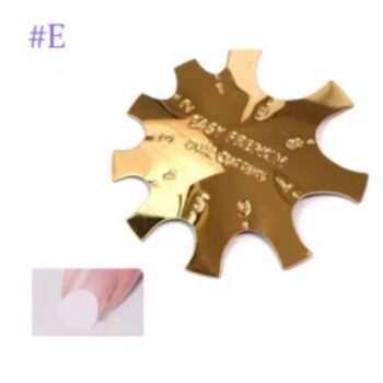 French Tip Smile Line Edge Cutter Stencil