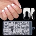 French Tips Press On Nails 120 PCs/Box