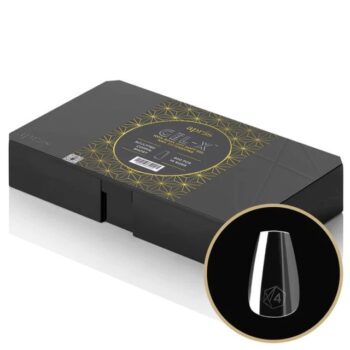 Apres Nail Gel-X Sculpted Coffin Short Box of Tips | 600 Gel-X Tips, Premium Quality