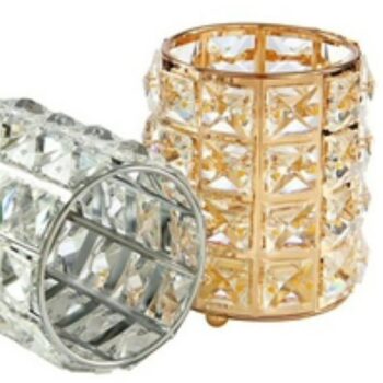 Crystal Holder Cup Gold-Round