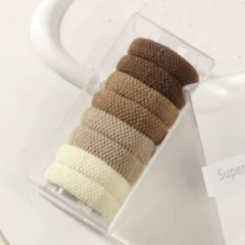 Elastic Hair Tie Band Box 8 pcs